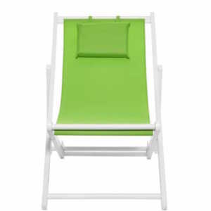 BEACH BOY Plážové lehátko pro dokonalý odpočinek – zelená