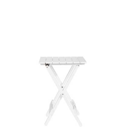 Malý přenosný stolek bílý