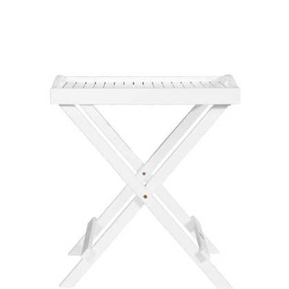 Přenosný stolek bílý