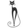 Dekorativní černá kočka