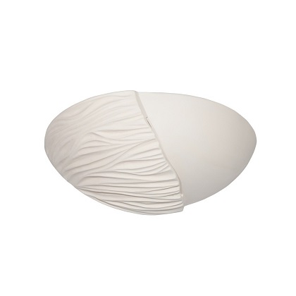Bílé keramické designové nástěnné svítidlo